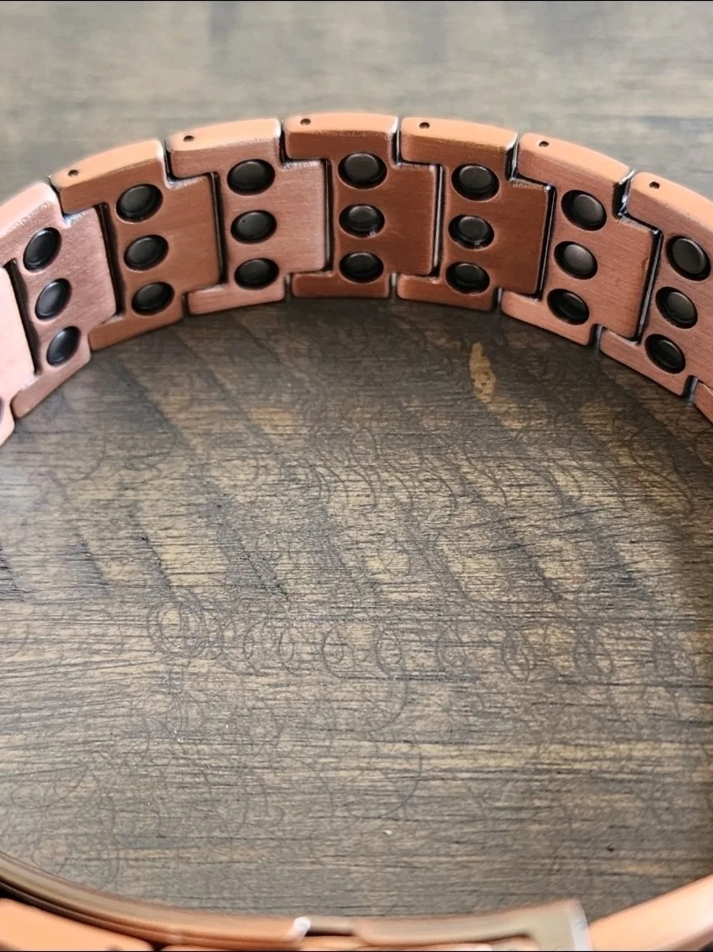 Genuine JalaStudios Pure Copper Magnetic Bracelet 60 Magnets Heavyweight 21mm